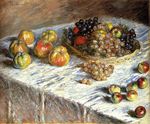 Still Life with Apples And Grapes